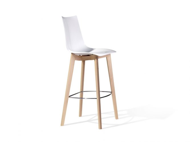 scaun bar cadru lemn