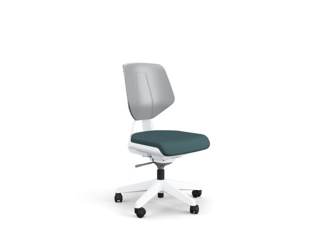 scaun rotativ cu șezut activ