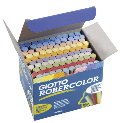 Cretă colorată Giotto 100 bucăți, 10 culori