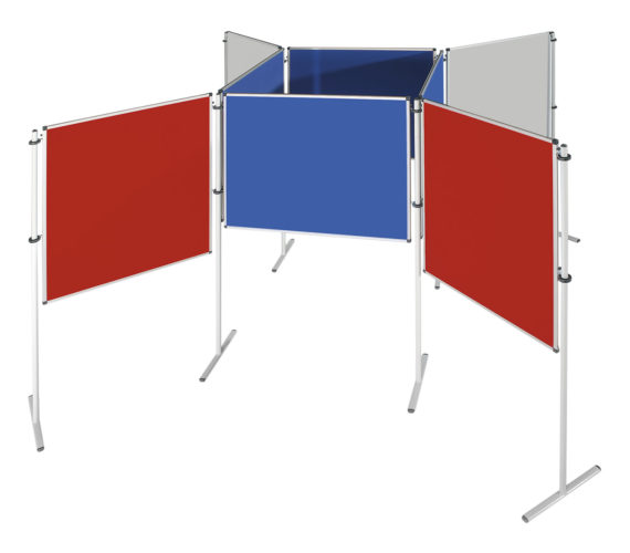 Ansamblu de aviziere cu material textil